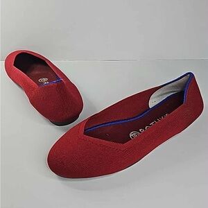 Rothy's Red Flats Classic Loafers women’s 7